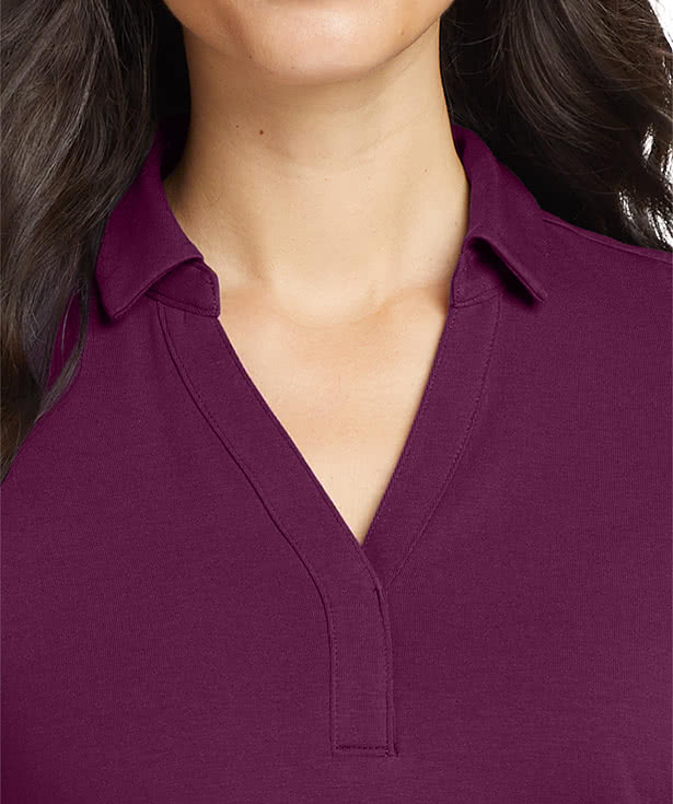 OGIO Women's Limit Stretch V-Neck Performance Polo