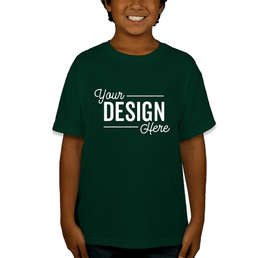 Canada - Gildan Youth DryBlend 50/50 T-shirt - Color: Forest