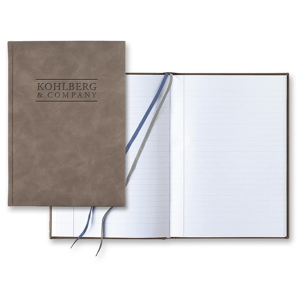 Castelli Debossed Chia Grande Lined Hard Cover Notebook