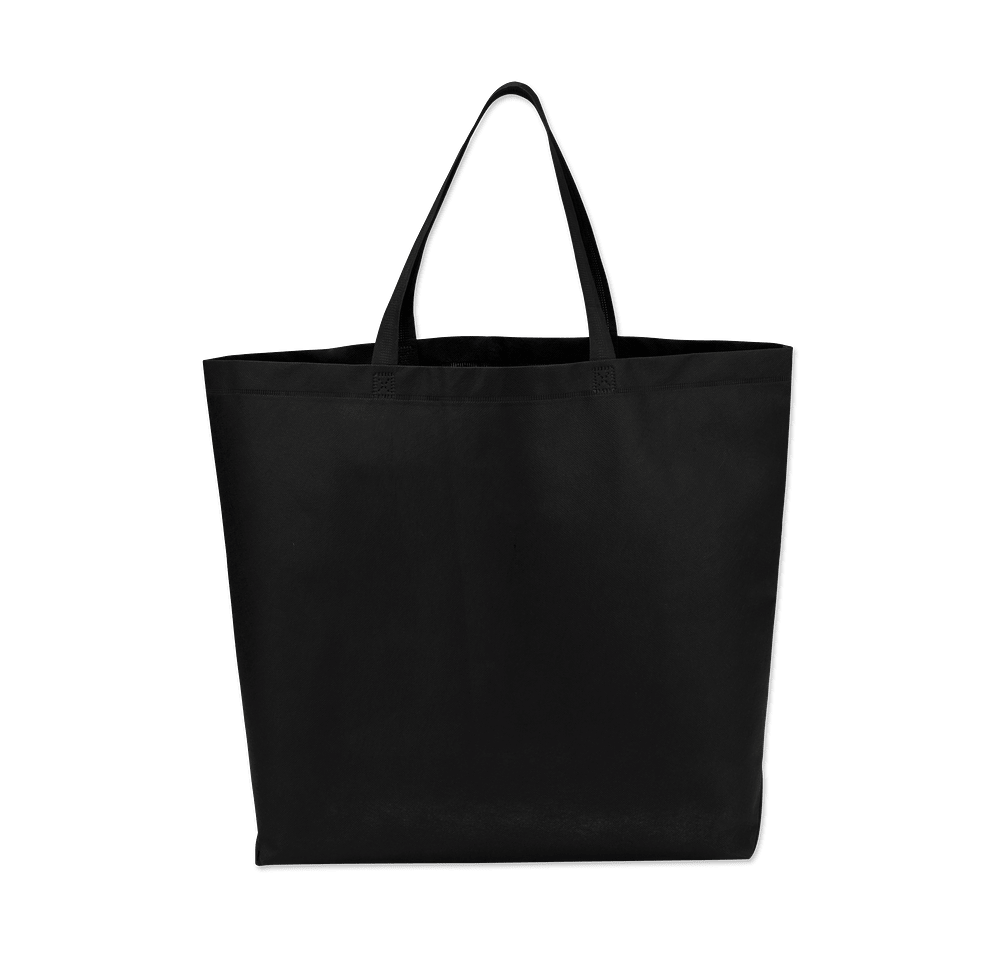 Full Color Challenger Jumbo Non-Woven Shopper Tote Bag-default