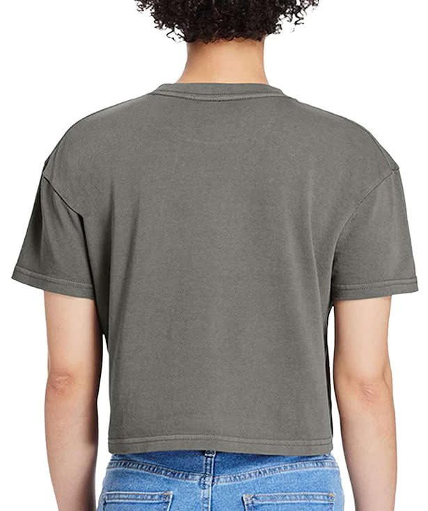 Lane Seven Women's Urban Garment-Dyed Cropped T-shirt