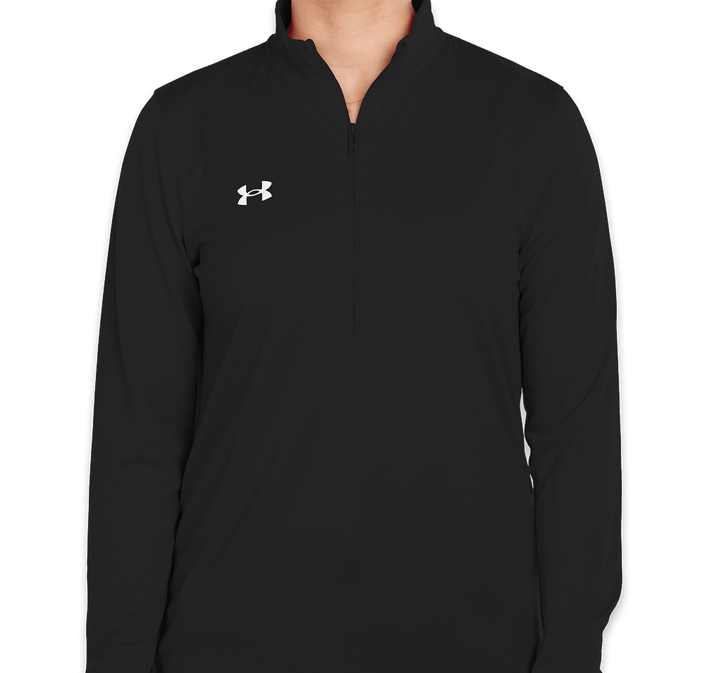 Under Armour Women's Team Tech Recycled Half Zip Performance Shirt - Embroidered-default