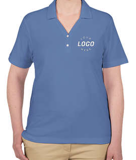 Devon & Jones Women's Pima Pique Polo - Color: French Blue