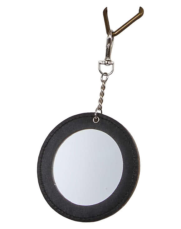 Recycled Travel Mirror Bag Charm