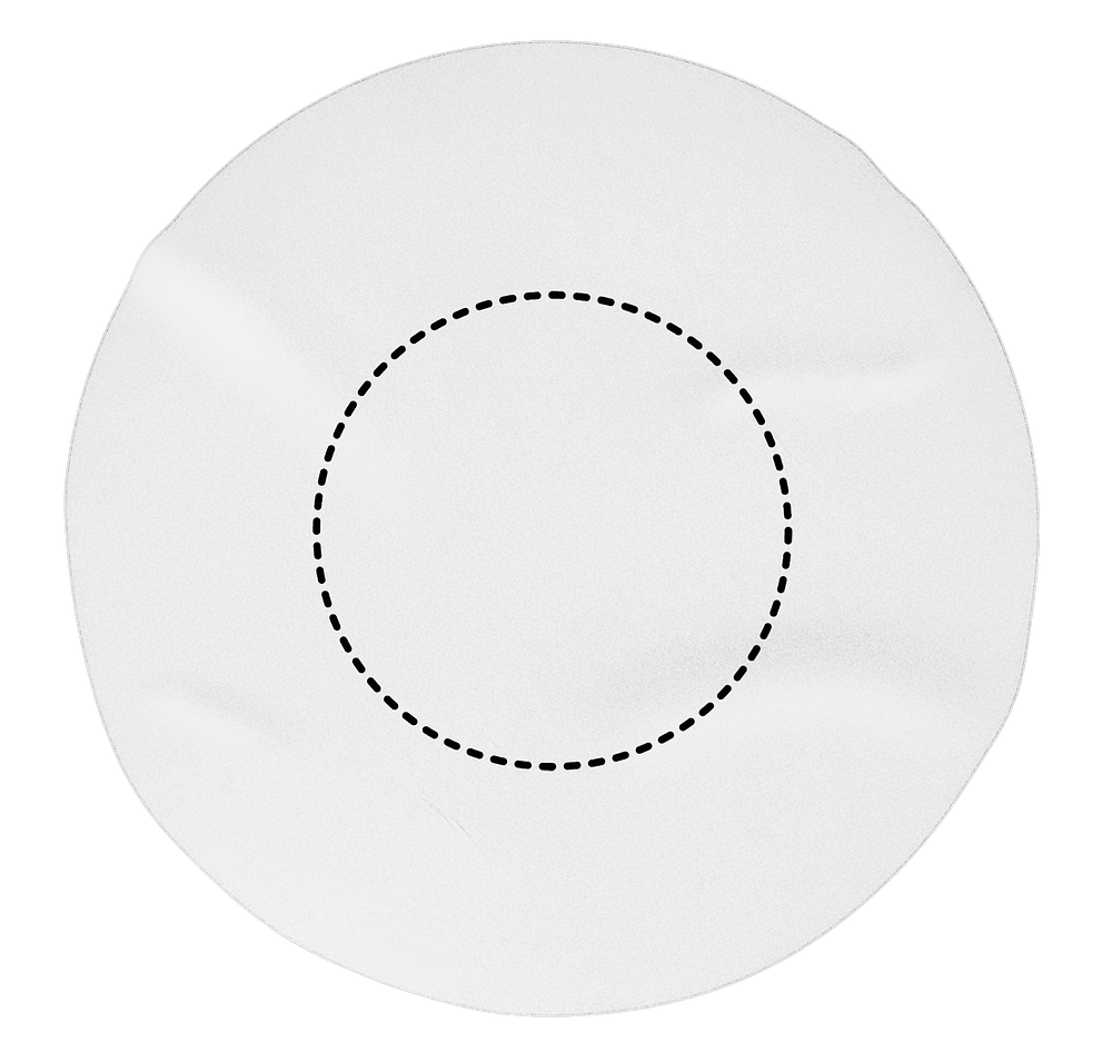 Full Color 4' Round Throw Tablecloth-default