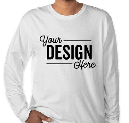 Custom Comfort Colors 100% Cotton Long Sleeve Shirt - Design Long Sleeve T- shirts Online at