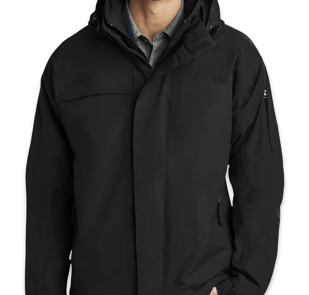 Port Authority Nootka Hooded Insulated Jacket-default