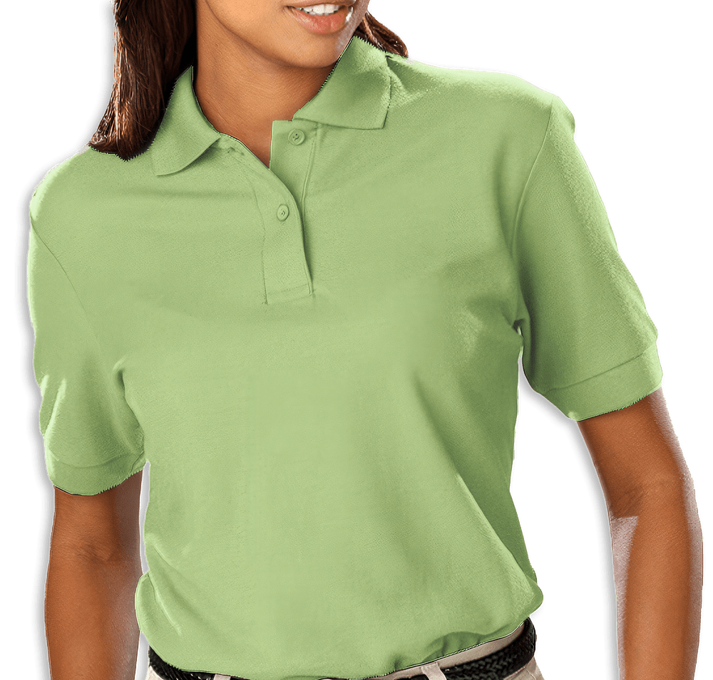 Blue Generation Women's Soft Touch Pique Polo - Printed-default