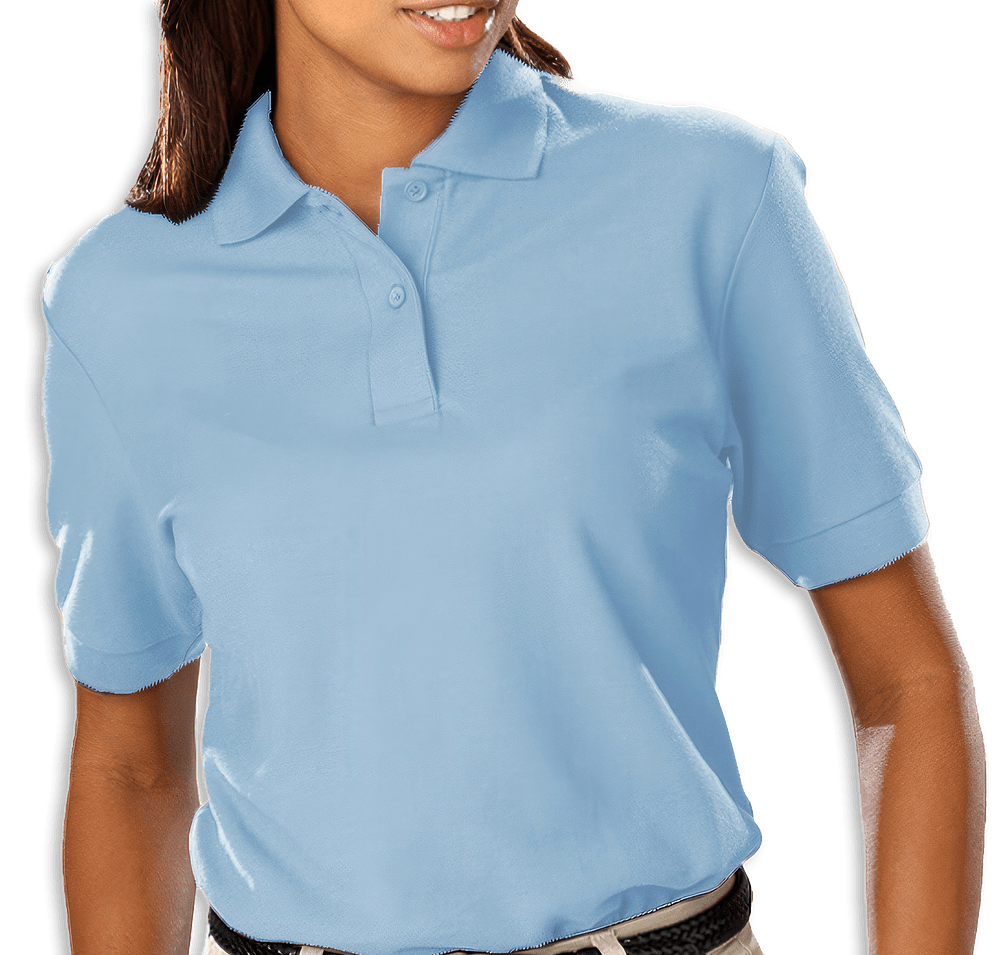 Blue Generation Women's Soft Touch Pique Polo - Printed-default
