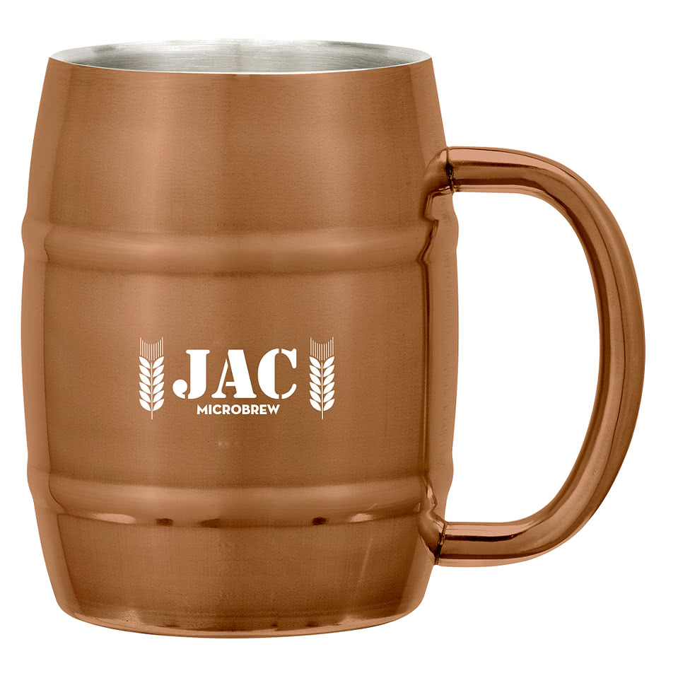 14 oz. Moscow Mule Barrel Mug