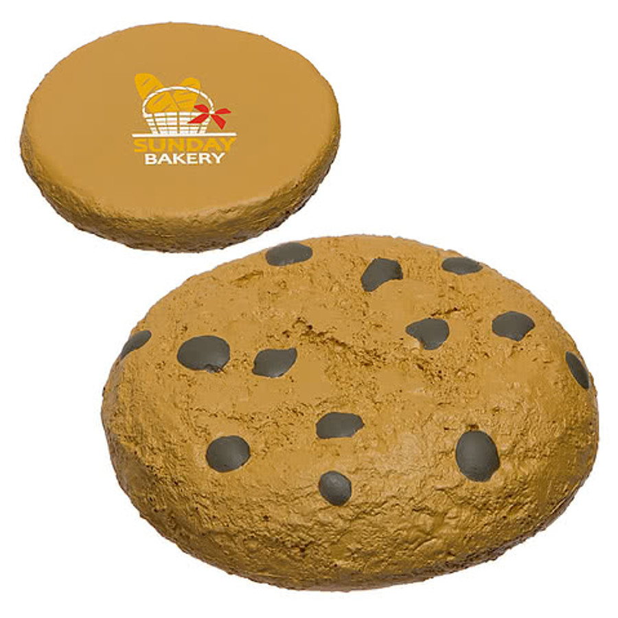 Chocolate Chip Cookie Stress Reliever in Brown