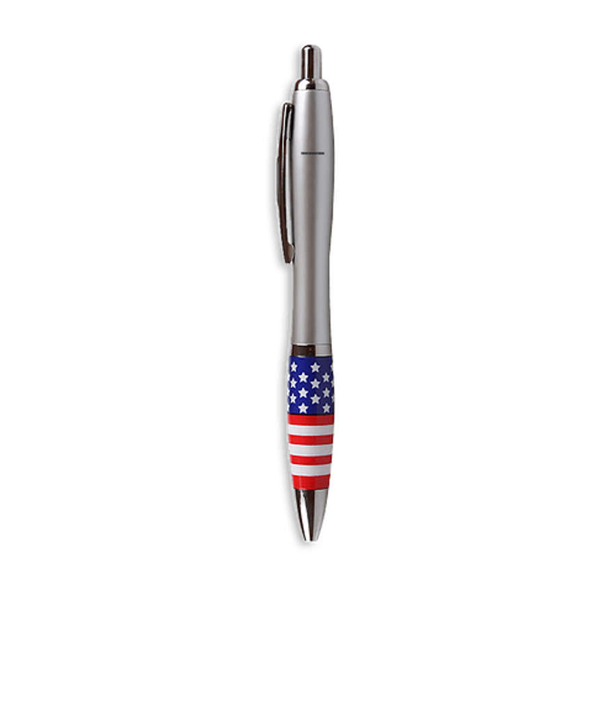 Emissary Patriotic Ballpoint Pen (black ink) in Silver
