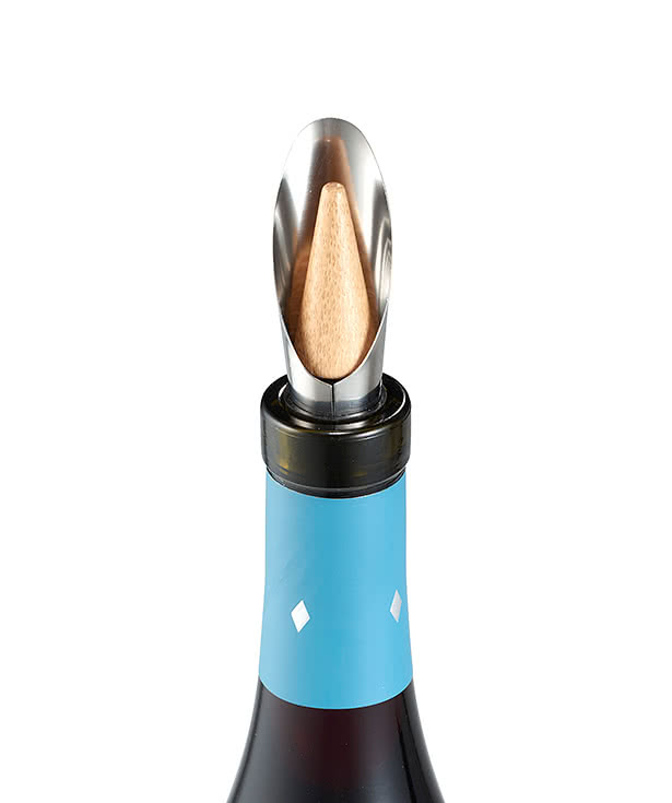 Laser Engraved 4 Piece Bamboo Wine Gift Set