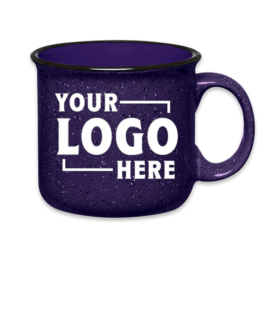 15 oz. Ceramic Speckled Campfire Mug (Set of 24) in Cobalt Blue