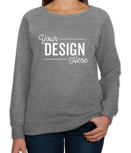Independent Trading Women's Lightweight Crewneck Sweatshirt