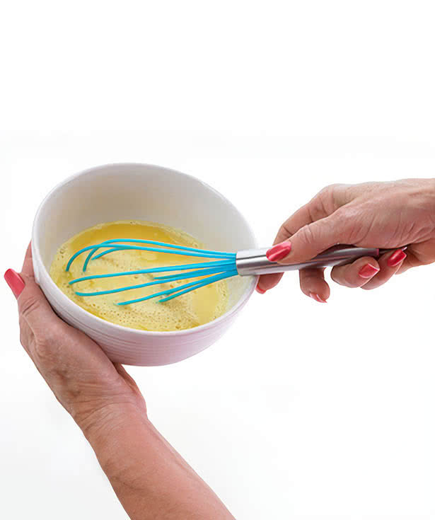 Rubber Whisk with Stainless Steel Handle