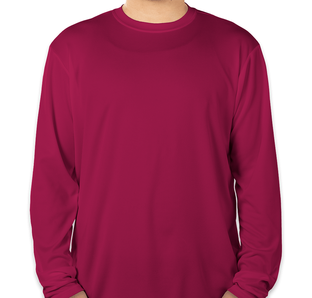 Soffe Mesh Lightweight Long Sleeve Performance  Shirt-default
