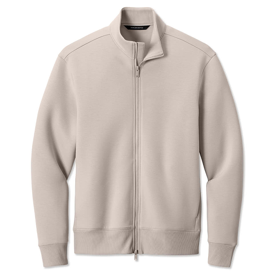 Mercer + Mettle Soft Spacer Recycled Full Zip Sweatshirt