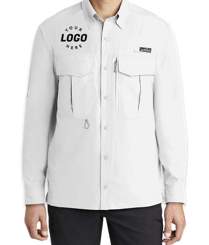 Eddie Bauer UPF 50 Performance Long Sleeve Shirt - White