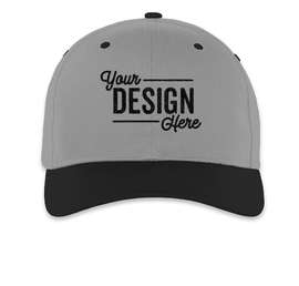 Richardson Pro Twill Snapback Hat - Color: Grey / Black