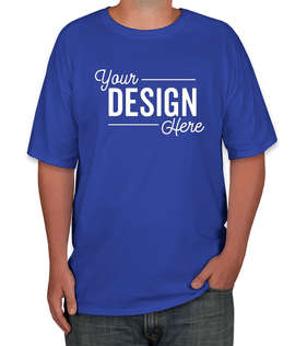 Hanes Tall Beefy-T Crewneck T-shirt - Color: Deep Royal
