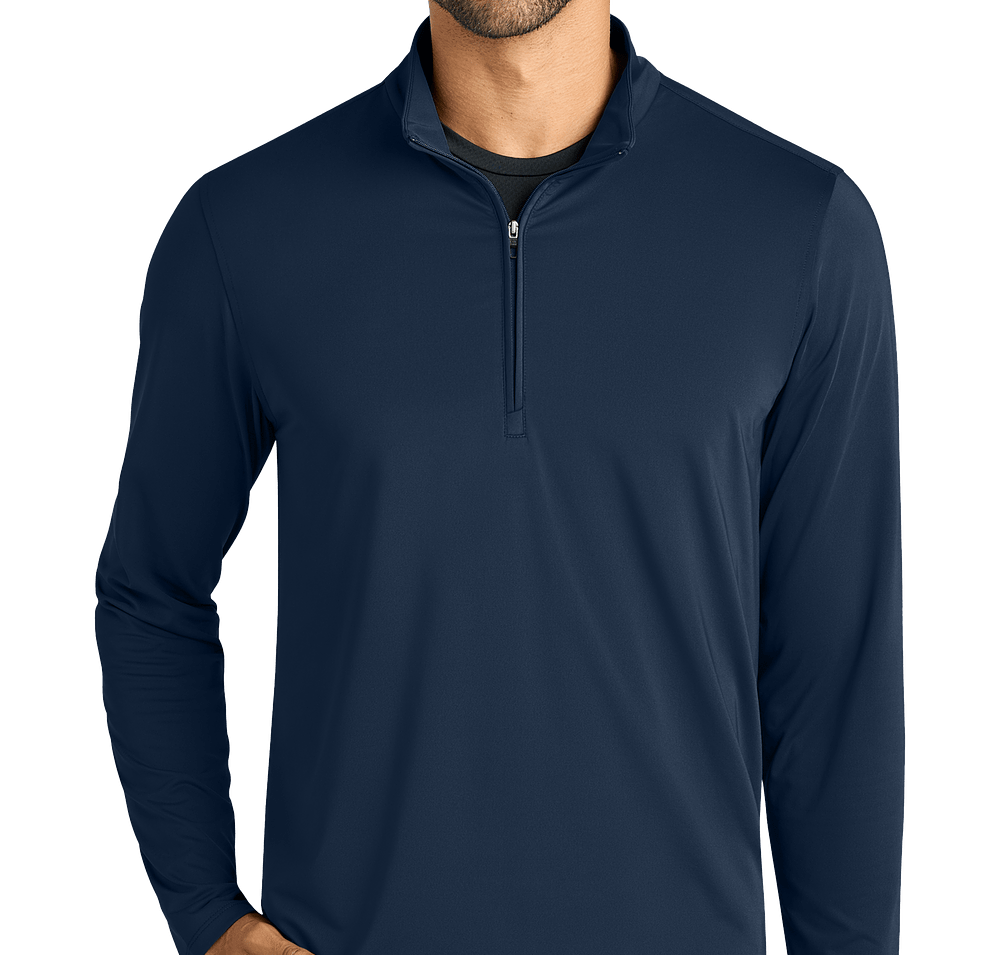 OGIO Regain Recycled UPF 50+ Quarter Zip Pullover-default