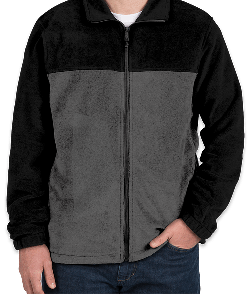 Columbia Steens Mountain Full Zip Fleece Jacket 2.0 - Printed in Black / Grill