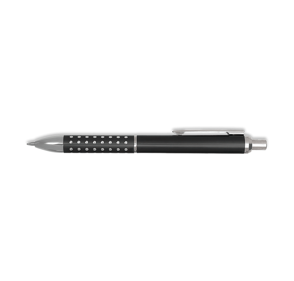 Vegas Diamond Cut Grip Ballpoint Pen (black ink)-default