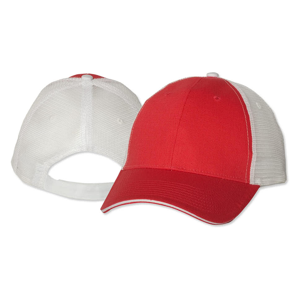 Valucap Sandwich Six Panel Trucker Hat