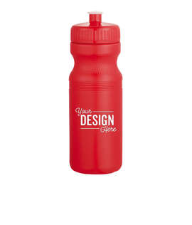 24 oz. Easy Squeezy Spirit Bike Water Bottle - Color: Red