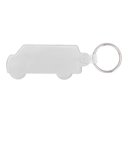 Van Shaped Keychain - Clear