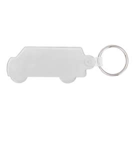 Van Shaped Keychain - Color: Clear