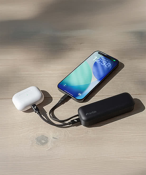 Nimble Wally Pro 20 5,000 mAh Power Bank with Wall Plug