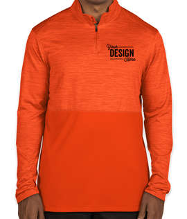 Augusta Tonal Heather Quarter Zip Performance Shirt
