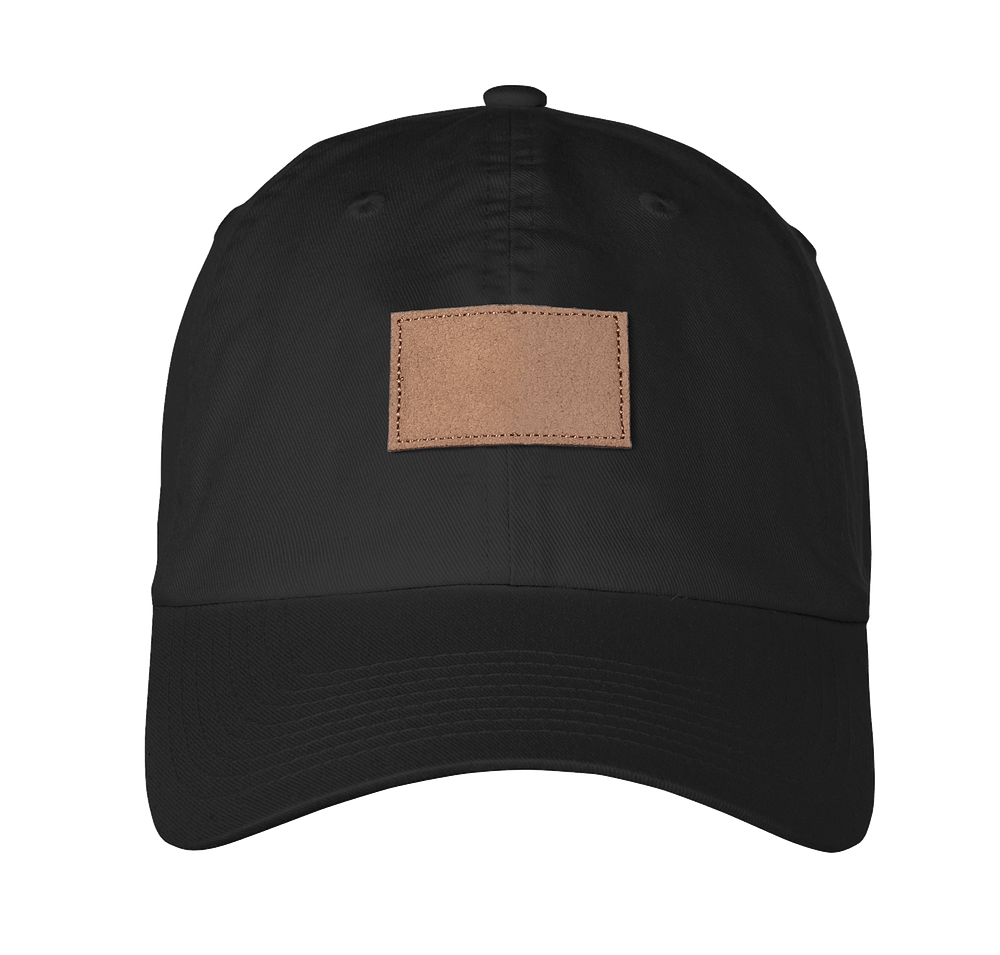 Ahead Largo Washed Twill Baseball Hat - Tan Rectangle Patch - Printed-default