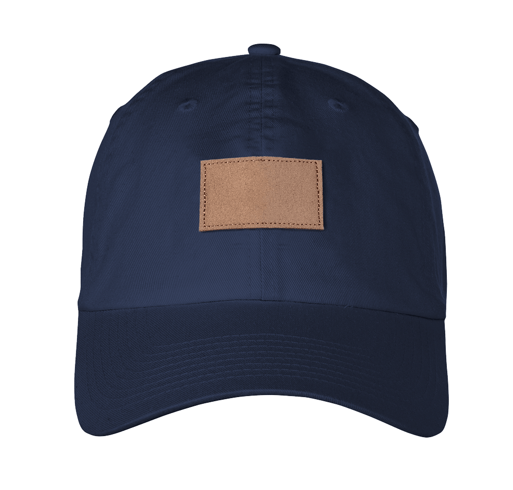Ahead Largo Washed Twill Baseball Hat - Tan Rectangle Patch - Printed-default