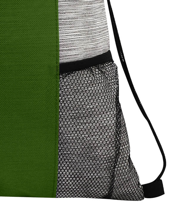 Full Color Fresno Non-Woven Drawstring Bag