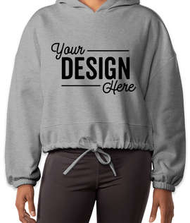 TriDri Women's Maria Cropped Oversized Pullover Hoodie