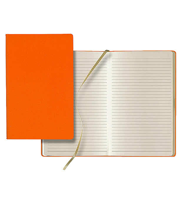 Castelli Matra Slim Medio Lined Ivory Page Journal