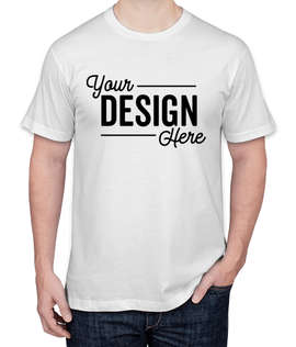American Apparel USA-Made Jersey T-shirt - Color: White