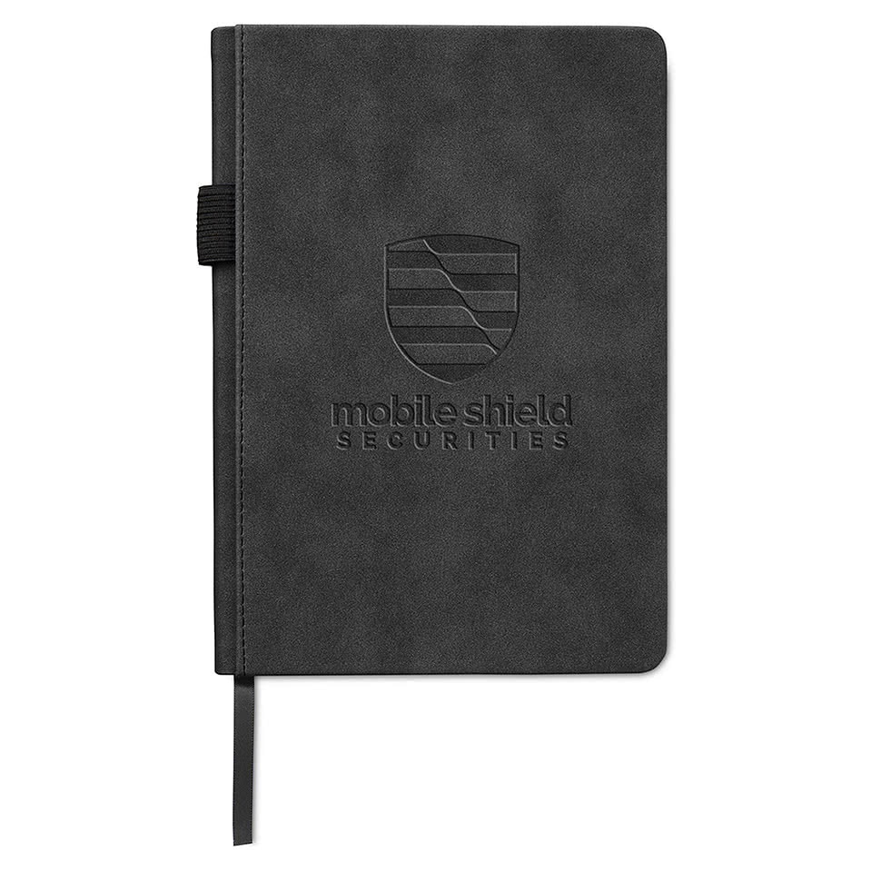 Debossed Leeman Nuba Hard Cover Notebook