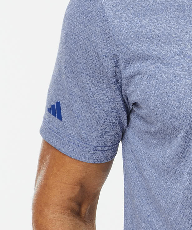 Adidas Space Dyed Recycled Performance Polo - Embroidered