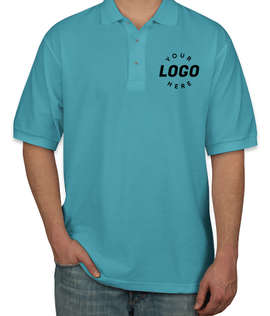Port Authority Silk Touch Polo - Color: Maui Blue