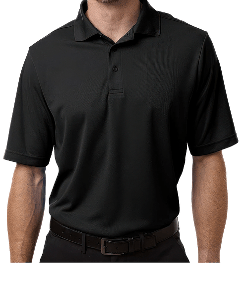 Core 365 Tall Nova UPF 50+ Performance Pique Polo - Printed in Black