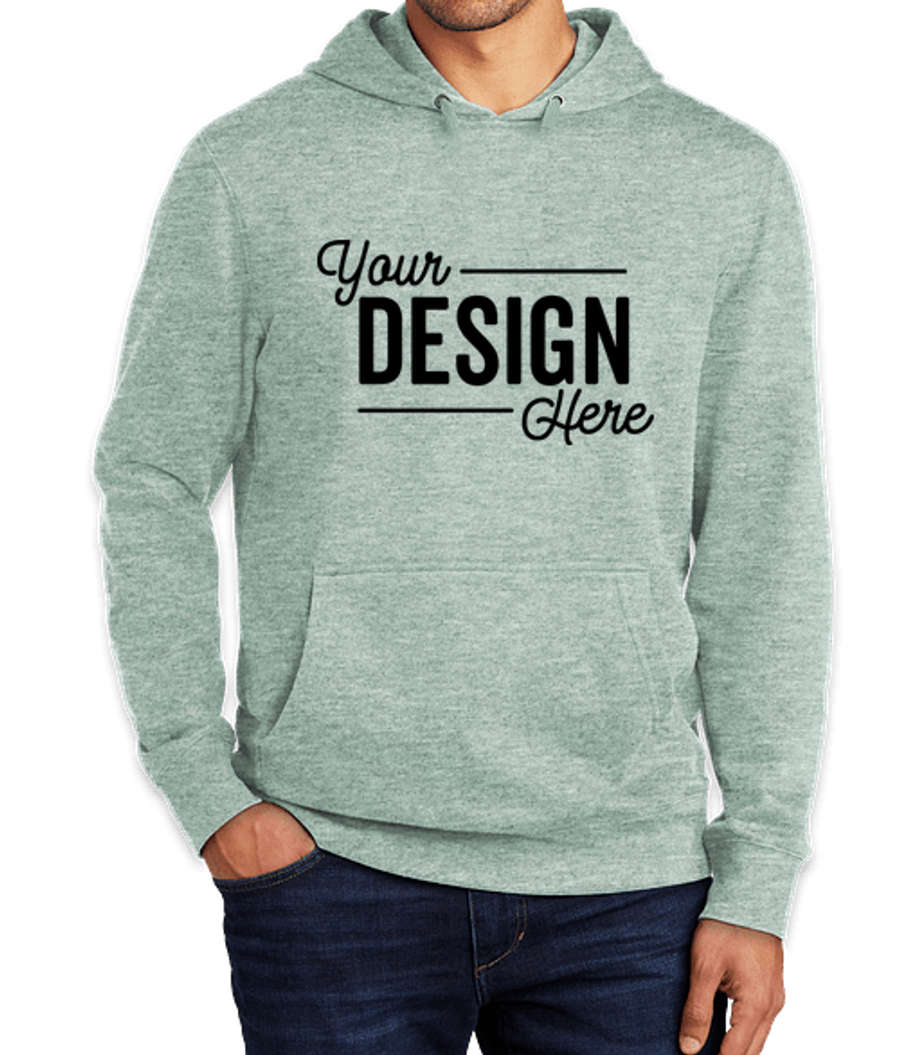 District V.I.T. Pullover Hoodie in Heathered Dusty Sage