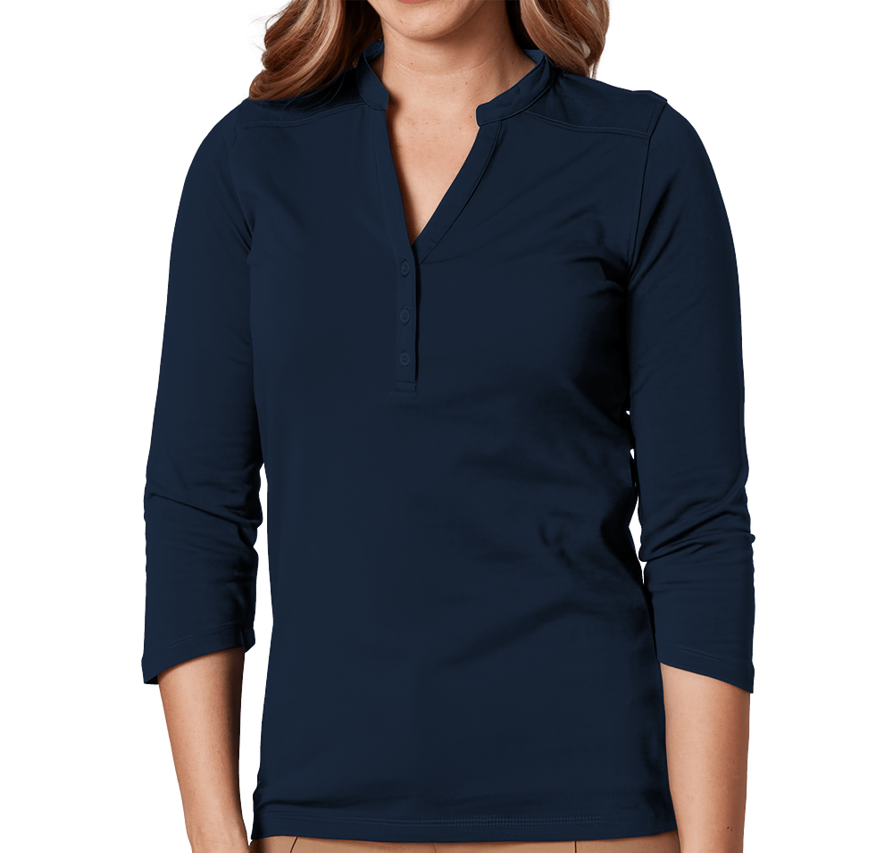 Fossa Apparel Women's Montauk Eco Performance Henley-default