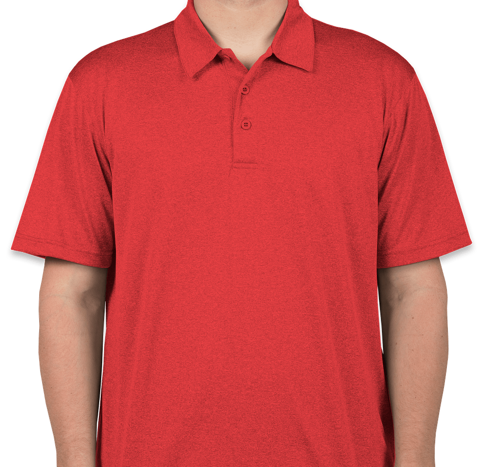 Sport-Tek Heather Contender Performance Polo - Printed-default