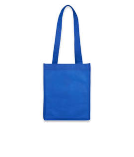 Mini Elm Non-Woven Grocery Tote Bag - Color: Blue