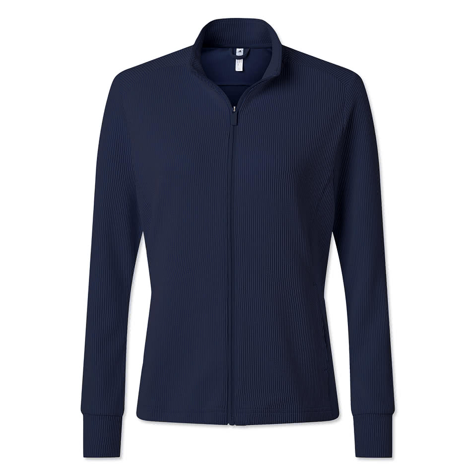 Adidas Women's Textured Performance Full Zip Jacket