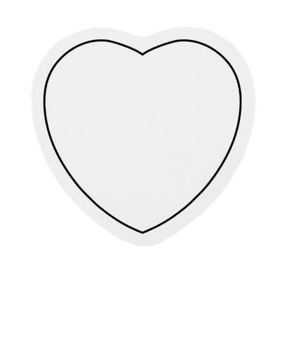 3M Heart Post-it® Note - 25 sheets/pad - White